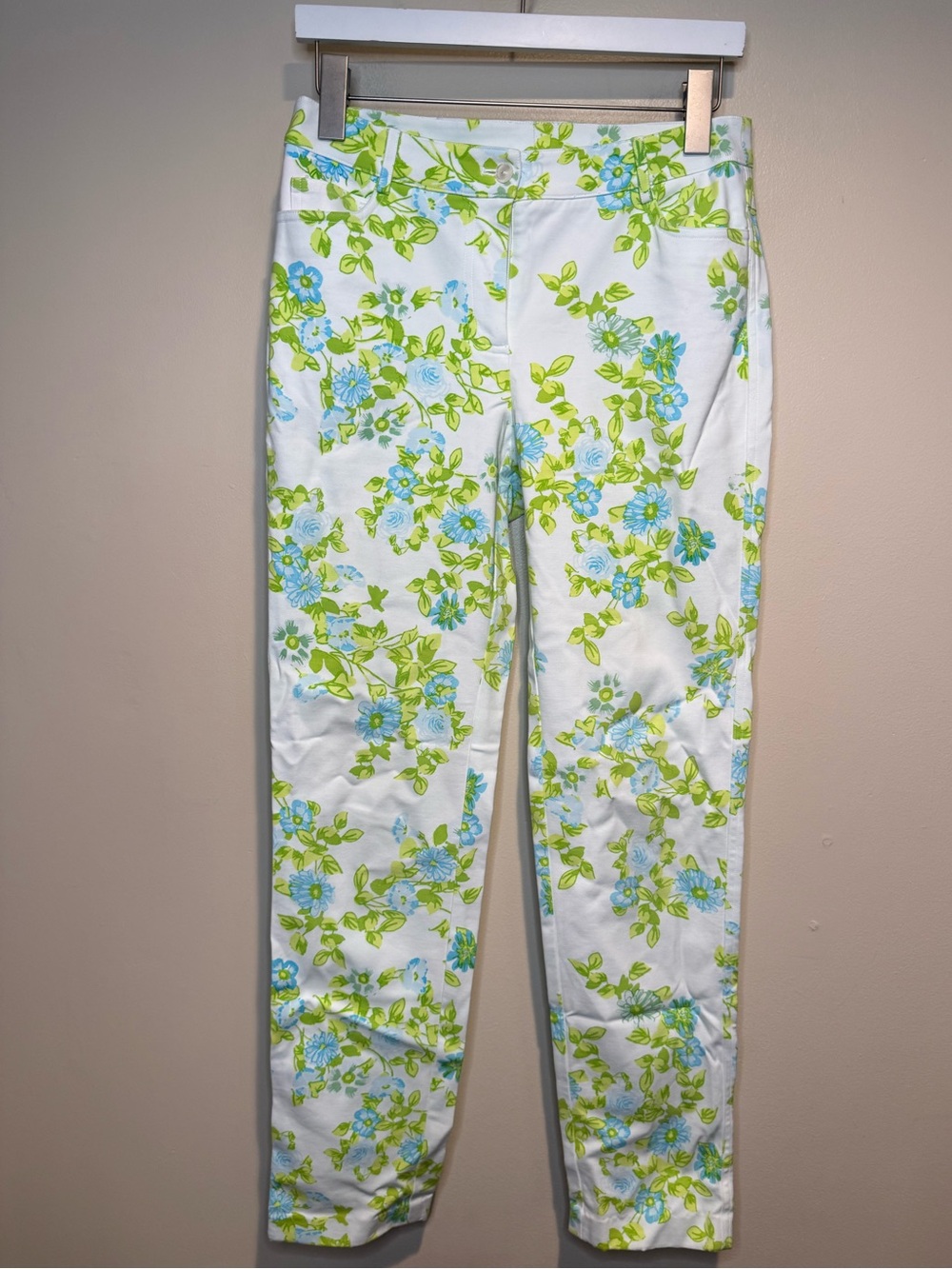 J. McLaughlin Dixie Floral print slim pants size 4 ?